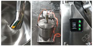 Polissage par trempe électrique du chocolat et du sucre à Fruits secs qui recouvre la Machine pour le chocolat - Product Image 6