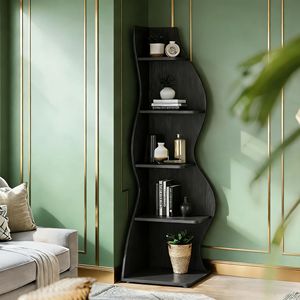 Libreria Angolare Moderna da Parete, Design Elegante e Contemporaneo - Product Image 2