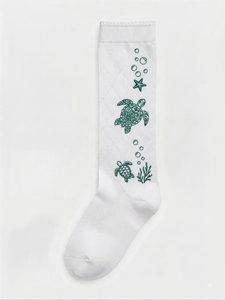 Calcetines de Compresión 20-30mmHg Antibacterianos, Soporte para Várices, Hasta la Rodilla, para Mujer, Material de Poliéster, Deportes al Aire Libre de Verano - Product Image 3