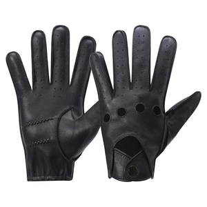 Wholesale Custom Design Breathable Leather Driving Gloves Factory-Made Lightweight Wrist-Length Retro Style Eco-Friendly - Product Image 2