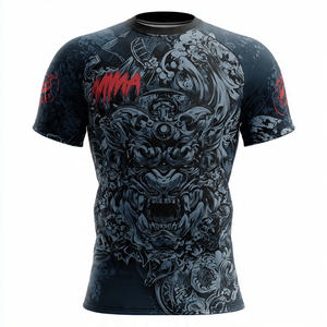 Camisetas de MMA al por Mayor para Hombre, Cómodas y Ligeras, Camiseta de MMA Sublimada para Luchador, Camiseta Estampada de Kickboxing para Hombre - Product Image 5