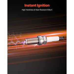 Ensemble de 6 bobines d'allumage compatibles avec les bougies d'allumage pour Nissan Maxima Murano Altima Pathfinder Quest Xterra Pathfinder FR - Product Image 4