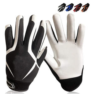Guantes Deportivos Negros y Blancos para Exteriores con Palma Antideslizante, Estilo Clásico para Equipamiento de Fútbol - Product Image 2
