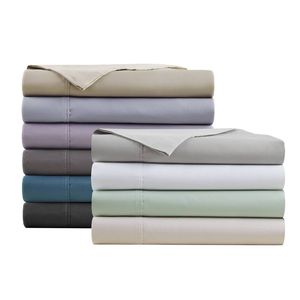 Set di lenzuola rinfrescanti in misto cotone da 4 pezzi per letto Cal King, include lenzuolo e federa - Product Image 3