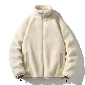 Vestes d'hiver surdimensionnées en sherpa épais, design personnalisé, unisexe, 100% coton, fermeture éclair, tissu de qualité supérieure, livraison mondiale, prix bas - Product Image 2