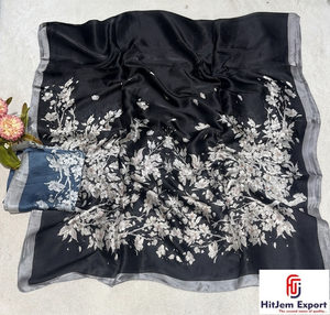 Fabricante de Bufandas de Satén Estampadas Personalizadas, Marca Privada, Logotipo Personalizado, Promoción Corporativa, Tela Suave de Lujo - Product Image 6
