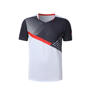 Maillot de pickleball imprimé à manches courtes pour homme, conçu sur mesure, respirant, séchage rapide, écologique, 100 % polyester - Product Image 6