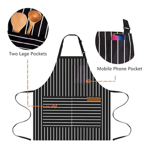 Nuevos Delantales de Cocina de Lona Personalizados al por Mayor 2026, Elegantes, de Alta Calidad, Profesionales, Personalizables para el Hogar, Repostería, Restaurantes y Bares - Product Image 2