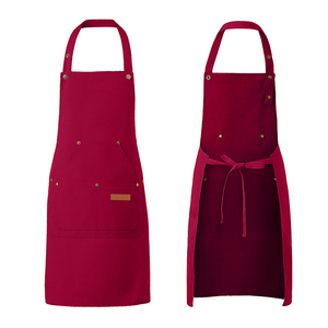Tablier de cuisine et barbecue avec logo personnalisé imprimé, lavable et durable - Product Image 1
