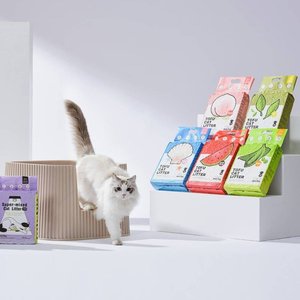 Litière pour chat au tofu, biodégradable, sans poussière, agglomération rapide, contrôle des odeurs, écologique, 6L, export ODM/OEM, vente en gros en grandes quantités - Product Image 1