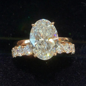 Best Selling Classic Silver Eternity Diamond <b>Ring</b> with Moissanite Stone Exclusive for Women's Weddings & Parties - Product Image 6