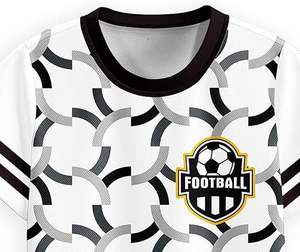 ชุดกีฬาฟุตบอลเด็กยอดนิยม เสื้อยืดและกางเกงขาสั้น ชุดฝึกซ้อมทีม - Product Image 4