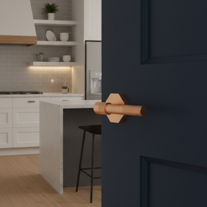 Heavy Duty Marble Mortise Door <b>Handle</b> Set | Luxury Stainless Steel Antique,Graphite Black & PVD Gold Finish for Commercial Doors - Product Image 3