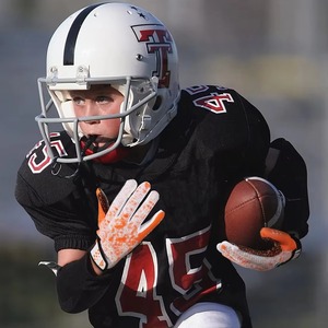 Soft Comfortable Anti-slip American Football <b>Gloves</b> Hand <b>Grip</b> Full Finger Adjustable Wrist Strap Hook Loop Closure Sports <b>Gloves</b> - Product Image 6