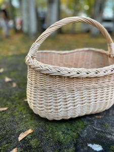 Rustic Decorative Wicker <b>Basket</b> Small Handmade Storage <b>Baskets</b> Natural Rattan Modern Multifunction Made in Viet Nam - Product Image 5