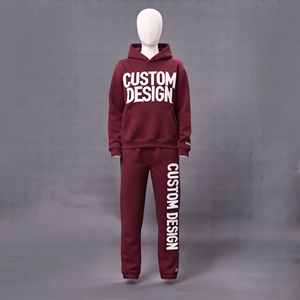 Conjuntos Deportivos Unisex Personalizados, 100% Algodón, 350 Gsm, Felpa Transpirable, Ecológicos, Sudadera con Capucha y Pantalones, Cómodos para Entrenamiento - Product Image 5