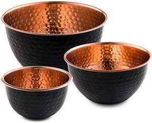 Tazón para servir de cobre puro para una vida saludable, utensilio de metal duradero multiusos para cocina y comedor - Product Image 3