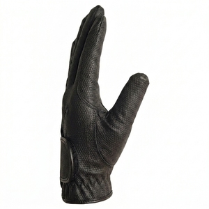 Guantes de Equitación Personalizados de Cuero Transpirable con Cierre de Cordón Completo para Niños y Jóvenes, Deportes de Verano al Aire Libre - Product Image 4