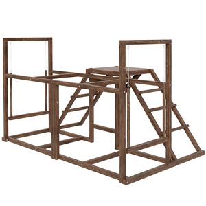 Set di Attività per Polli con Diverse Posate, Altalena e Scala per 3-4 Polli, Prodotto per Gabbie di Animali - Product Image 1
