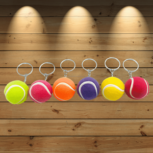 Llavero de Pelota de Tenis Realista, Llaveros de Superficie Aterciopelada de Primera Calidad, Regalos Deportivos, Logotipo Personalizado, Accesorios Promocionales de Tenis - Product Image 2