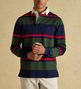 Polo à manches longues pour homme, personnalisé OEM, séchage rapide, conçu pour un confort respirant et une qualité durable, style rugby - Product Image 2