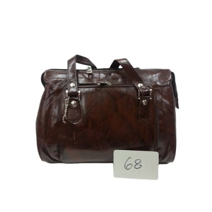 Bolso de Mano Plegable de Cuero Genuino para Mujer, de Alta Calidad, con Correa para el Hombro, Cierre de Cremallera Resistente, Gran Capacidad de Almacenamiento de 3L+ para Viajes al Aire Libre - Product Image 1