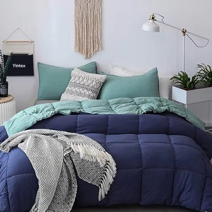 Juego de Edredón Blanco Sólido, Lavable a Máquina, Estilo Simple, para Uso Doméstico - Product Image 3