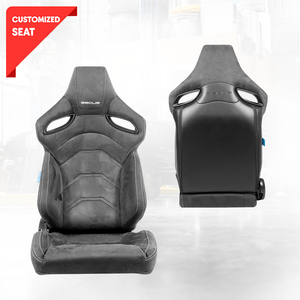 Siège de jeu Premium Uniq, chaise de course pour ordinateur robuste et inclinable, ergonomique, dossier haut, pivotant et réglable - Product Image 1