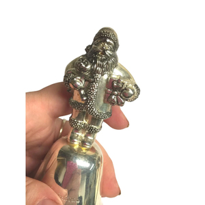 Campana Colgante de Latón Dorado Personalizable con Grabado, Forma de Santa Claus, para Decoración del Hogar o Iglesia, Manualidades Metálicas - Product Image 3