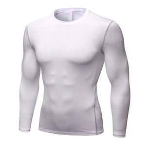 Maillot de compression respirant personnalisé en gros pour entraînement MMA, grappling, BJJ – Séchage rapide, durable, en Spandex et Polyester – Rashguard sportif - Product Image 1
