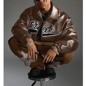 Vestes de baseball pour hommes personnalisées, style décontracté, avec col montant, qualité supérieure, disponibles en différentes couleurs - Product Image 6