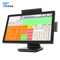 Terminal Punto de Venta con Pantalla Táctil OEM/ODM de 21.5 Pulgadas, Computadora Todo en Uno, Lector de Tarjetas POS, para Restaurante, Intel I5 Gen6, 8GB