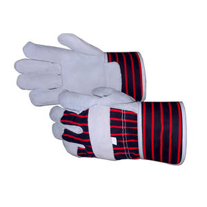 Guantes de Trabajo de Cuero Vacuno de Alta Resistencia para Seguridad Industrial, Protección Personal, Resistentes al Calor, para Construcción - Product Image 1