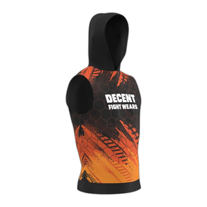 Boxing Sleeveless Hoodie Lightweight and Durable Hooded Sweatshirt Designed for Boxing Enthusiasts Gym <b>Athletes</b> - Product Image 3