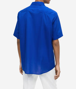 เสื้อเชิ้ตเดรสผู้ชายแขนยาวผ้าซาตินถักลายคลาสสิก ดีไซน์ทันสมัย ราคาประหยัด รับผลิตแบบ OEM พร้อมปักโลโก้ เหมาะสำหรับใส่ทำงานในออฟฟิศ - Product Image 3