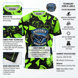 Camiseta Deportiva para Hombre, Personalizable con Logotipo, de Secado Rápido, Transpirable, Ligera, de Manga Corta, para Maratón, Venta al Por Mayor - Product Image 6