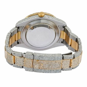 Reloj Analógico Personalizado con Cristales de Moissanita VVS y Zafiro, Estilo Hip Hop de Lujo con Cuarzo y Diamantes Incrustados para Hombre y Mujer - Product Image 2