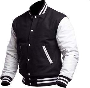 Veste varsity classique pour homme, parfaite pour un look décontracté et élégant, durable, confortable et tendance, idéale pour tous les jours. - Product Image 4