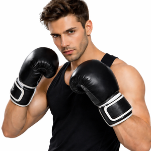 Guantes de Boxeo Profesionales de PU de Alta Calidad para Entrenamiento y Combate, Guantes de Artes Marciales para Niños de 16 oz, Nueva Llegada 2026 - Product Image 3