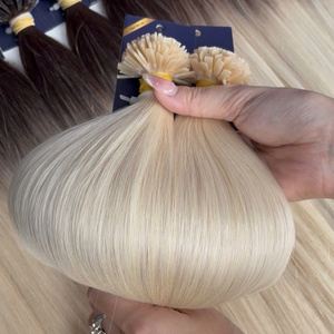 Venta al por mayor de fábrica, cabello liso personalizado, cabello vietnamita con queratina, extensiones de alta calidad, sin sintéticos, con longitud de 10 pulgadas a 34 pulgadas. - Product Image 3