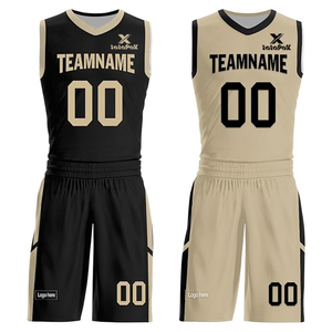 ชุดเสื้อและกางเกงบาสเก็ตบอลแบบกลับด้านได้สำหรับผู้ใหญ่ ออกแบบเองได้ สั่งทำจำนวนมากสำหรับทีมและผู้เล่น - Product Image 1