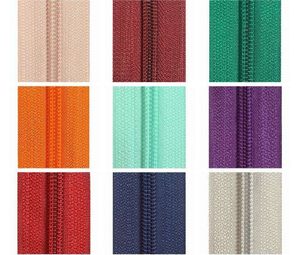 Wholesale Multicolor Nylon Resin Open End Zipper Smooth Slider Garment Jacket Bag Sewing Accessory Custom Size Color B2B - Product Image 6