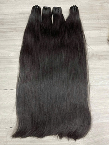 Raw Vietnamese Human Hair Bundles Natural Straight Weft Hair with Full Cuticle Align for <b>Bleaching</b> and Hair Styling - Product Image 2