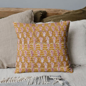 Funda de Almohada Decorativa con Estampado Étnico Hecho a Mano, 20x20, Funda de Almohada Decorativa Ligera y Ecológica para Sofá - Product Image 6