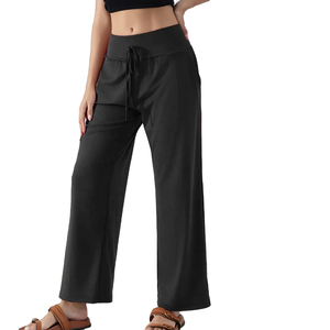 Custom Brand <b>Women</b> Bell Bottom Flare Pants High Quality High Waist Stretch <b>Trousers</b> for Modern Casual Fashion - Product Image 1