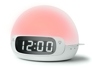 ODM Horloge Réveil Moderne et Élégante avec Affichage LED sans Fil, Lumières d'Ambiance RGB, Double Alarme, Fonction Snooze, Radio PLL, Batterie de Secours, en Plastique - Product Image 3
