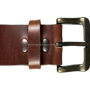 Cinturón Casual de Cuero Genuino Vintage de Alta Calidad para Hombre con Hebilla de Aleación, Colores Personalizados Duraderos, OEM Disponible - Product Image 6