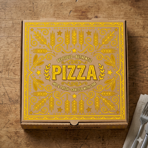 Free Design Custom Printed Logo Adjustable Size Corrugated Card Board Pizza <b>Packaging</b> Recycle <b>Material</b> Delivery Box - Product Image 2