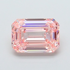Diamant CVD bleu vif fantaisie taille émeraude de 5,01 carats, clarté VS1, polissage excellent, pierre cultivée en laboratoire pour bijoux sur mesure - Product Image 1
