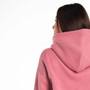 Sudadera Casual Personalizada para Mujer, Manga Larga, Lisa, Ligera, Holgada, con Bolsillo, Sin Cordón - Product Image 6